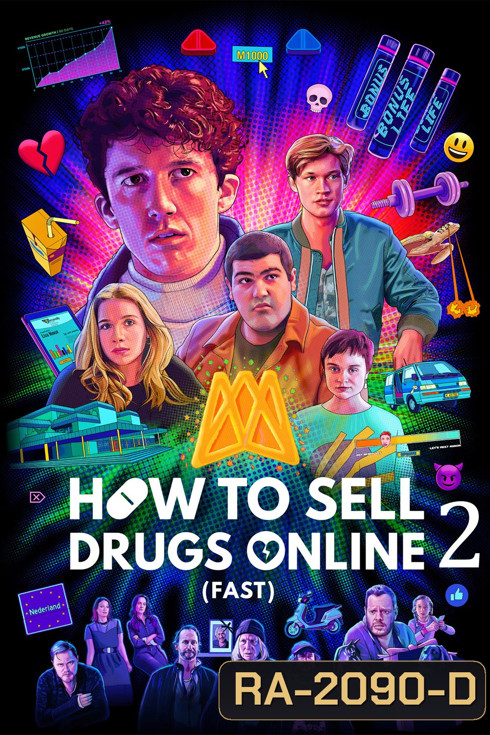 How to Sell Drugs Online (Fast) Season 2 วัยลองของ ปี 2 (2020) 6 ตอน