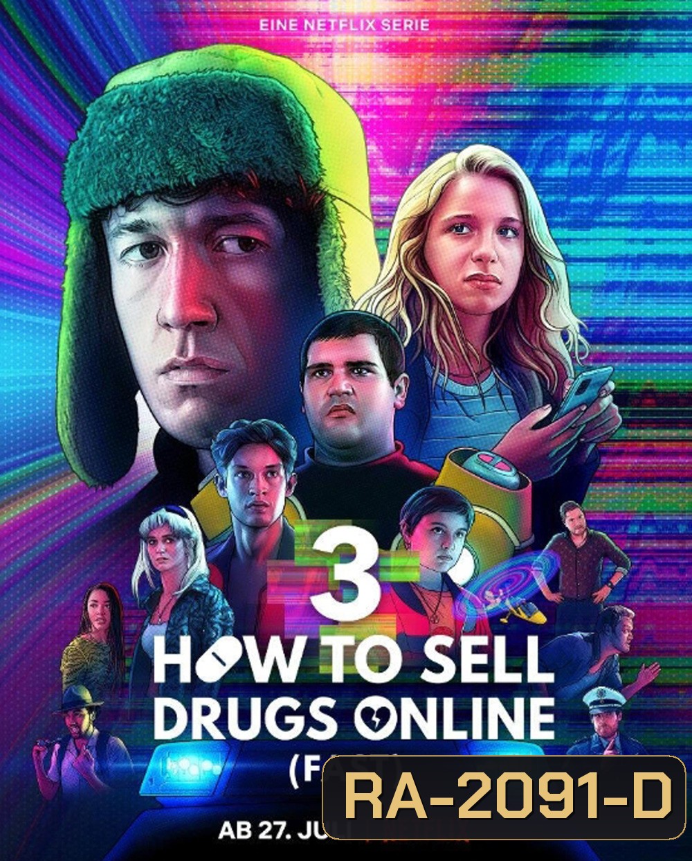 How to Sell Drugs Online (Fast) Season 3 วัยลองของ ปี 3 (2021) 6 ตอน