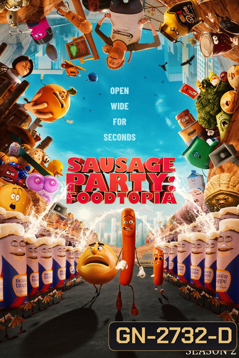 Sausage Party: Foodtopia Season 2 (2025) ปาร์ตี้ไส้กรอก ฟู้ดโทเปีย ปี 2 {8 ตอน}
