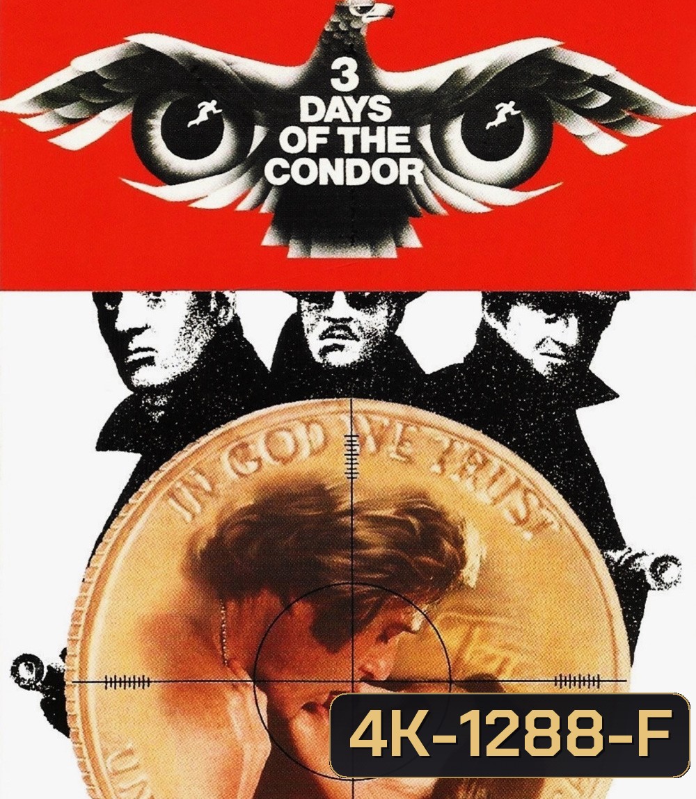 4K - Three Days of the Condor (1975) 3 วันอันตราย - แผ่นหนัง 4K UHD
